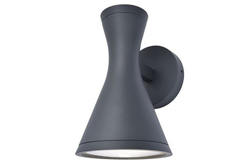 Lutec Unieke wandlamp Brund zwart 5206701012