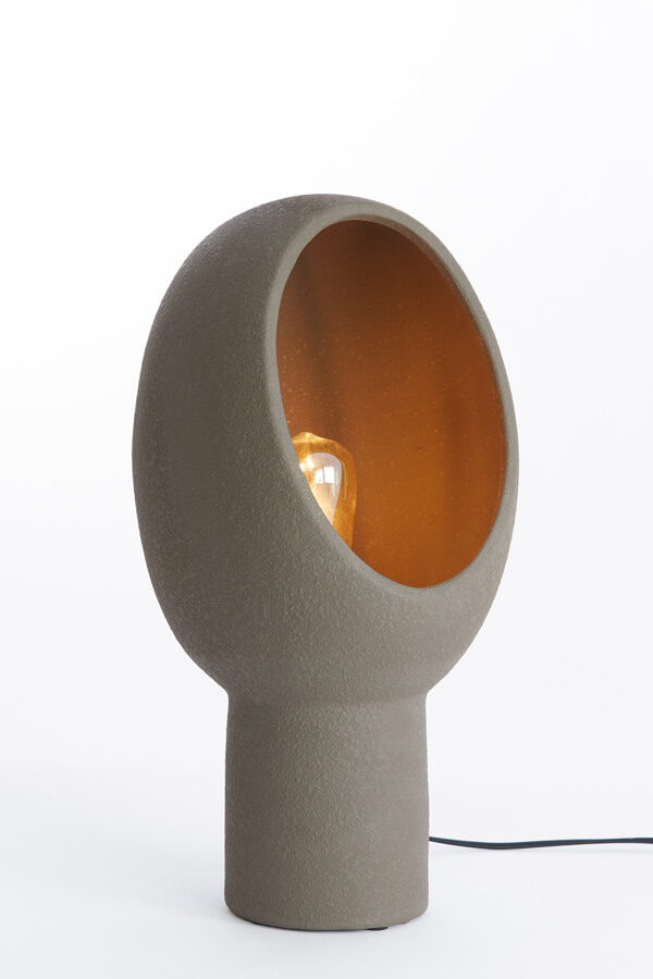 Light Living Tafellamp Monk bruin 46cm 1884764