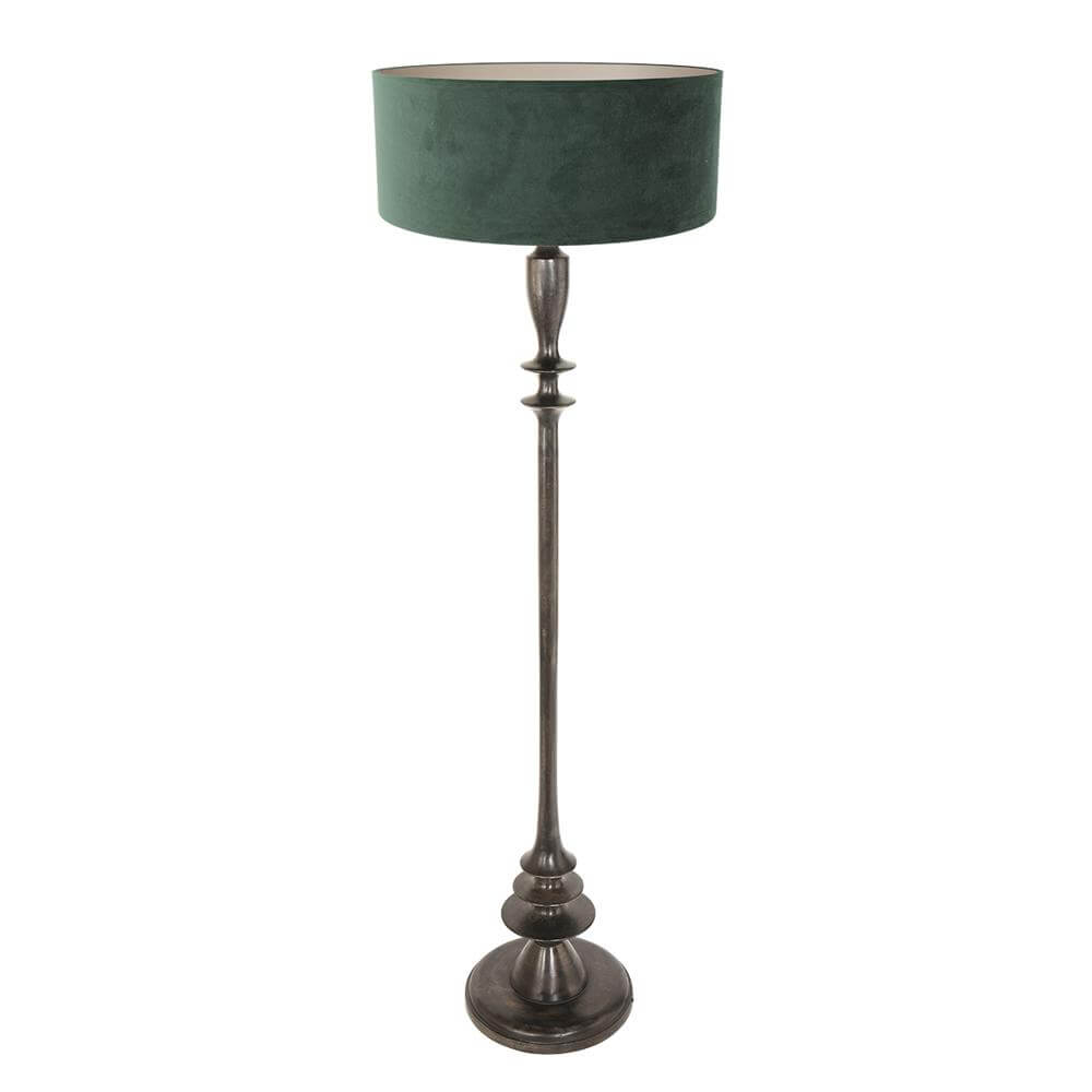 Steinhauer Vloerlamp Bois met groene kap 3780ZW