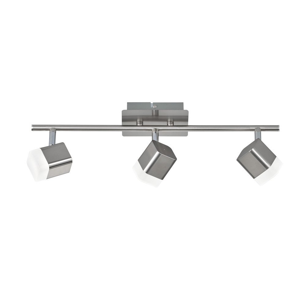 Trio Led plafondspot Roubaix 3 lichts metaalgrijs R82153107