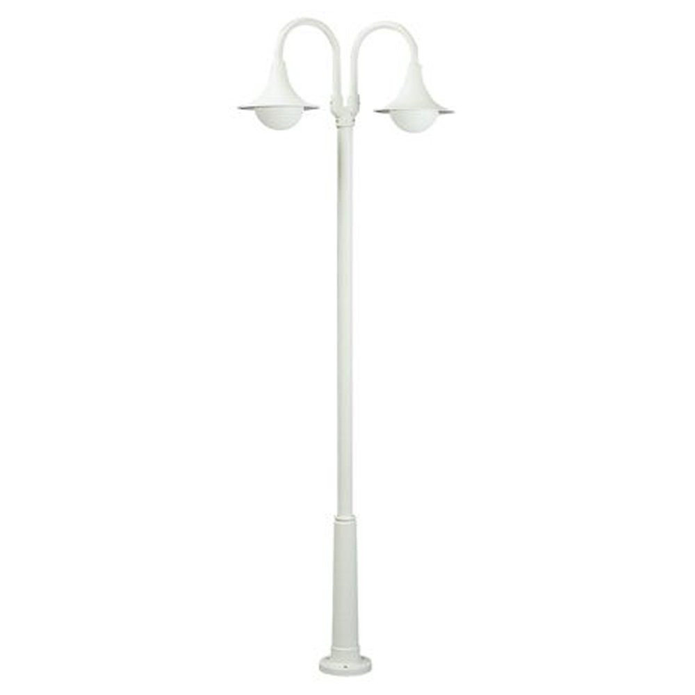 Albert Lantaarnpaal buiten Lanor 2 lichts wit 682047