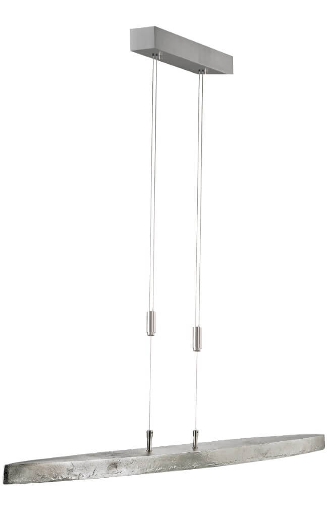 Fischer & Honsel Nikkel hanglampColmar met led - 60630