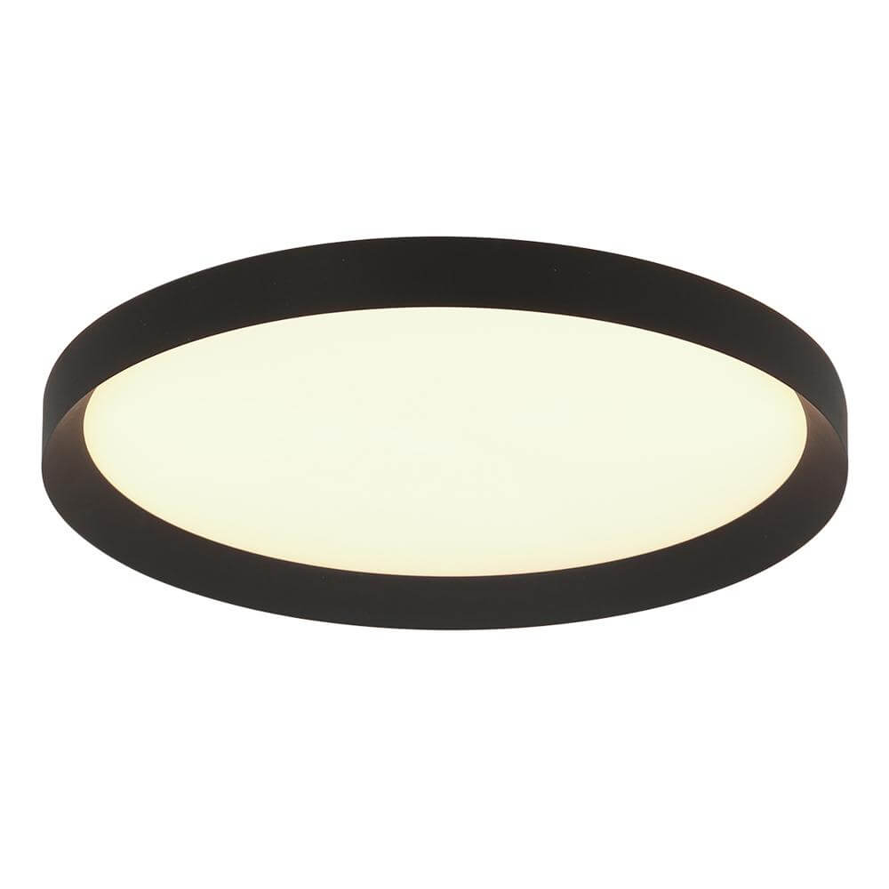 Steinhauer Strakke plafondlampFlady zwart Ø 50cm - 3686ZW
