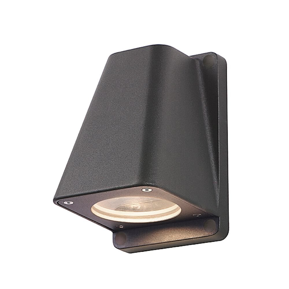 SLV Muur downlighter Wallyx GU10 15cm antraciet - 227195