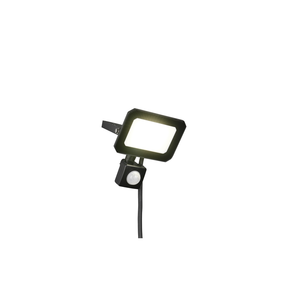 Trio WandlampFunchal zwart 20W met sensor - R23349132
