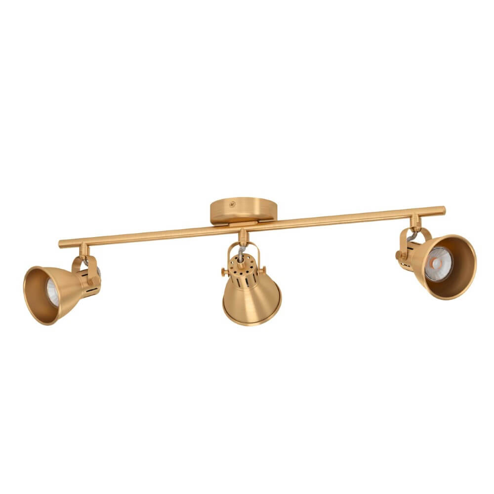Eglo Messing plafondspot Seras 3x GU10 - 900172