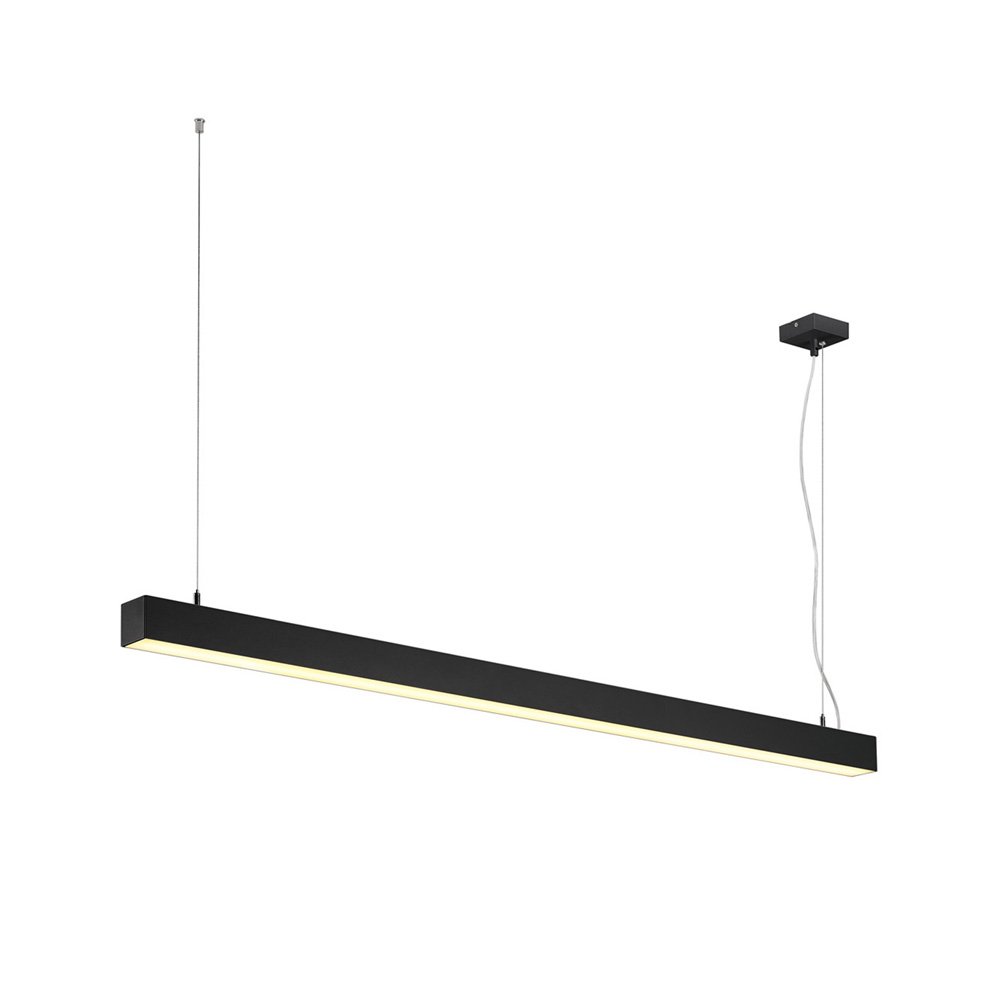 SLV Hanglamp design Q-Line dimbaar 142cm zwart - 1001309