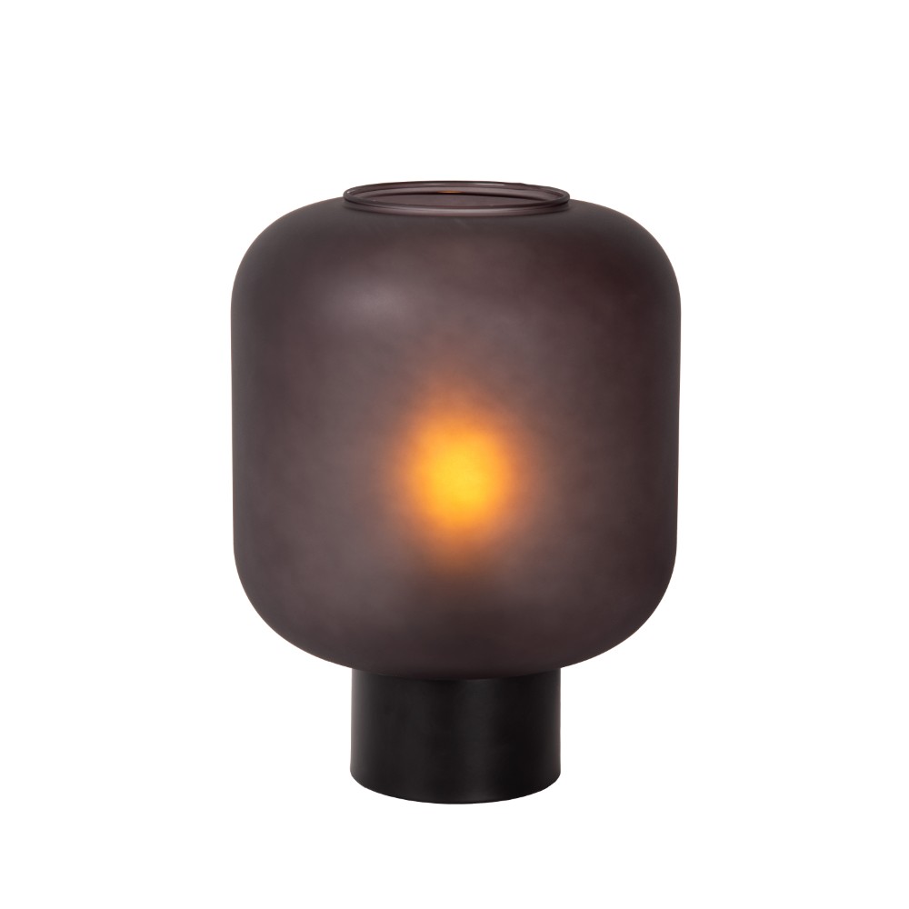 Lucide Zwarte tafellampEloise Ø 21cm - 45505/01/30