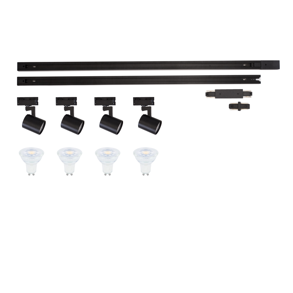 Lyora Railset 2 meterUnik met 4 spots - 114602