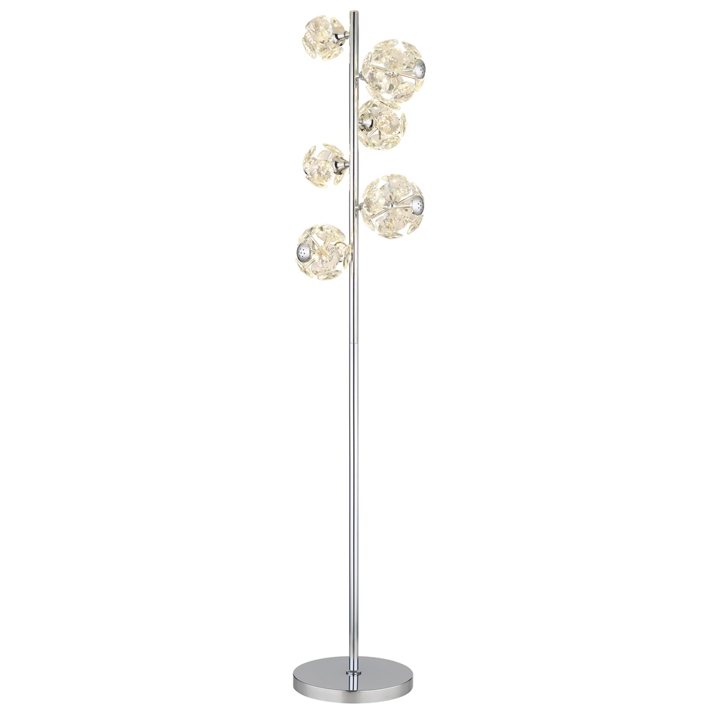 Globo Vloerlamp Virina chroom - 16047SC