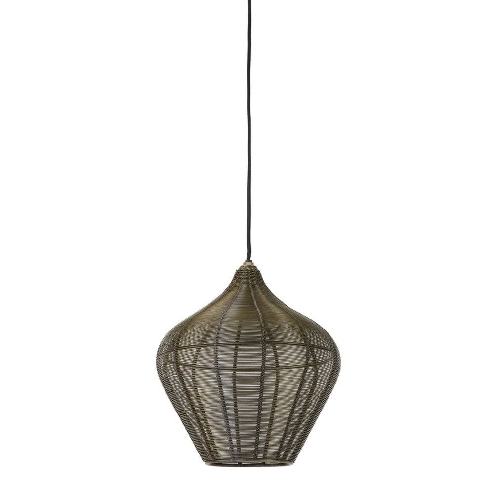 Light & Living Hanglamp Alvaro brons Ø 27cm - 2947918