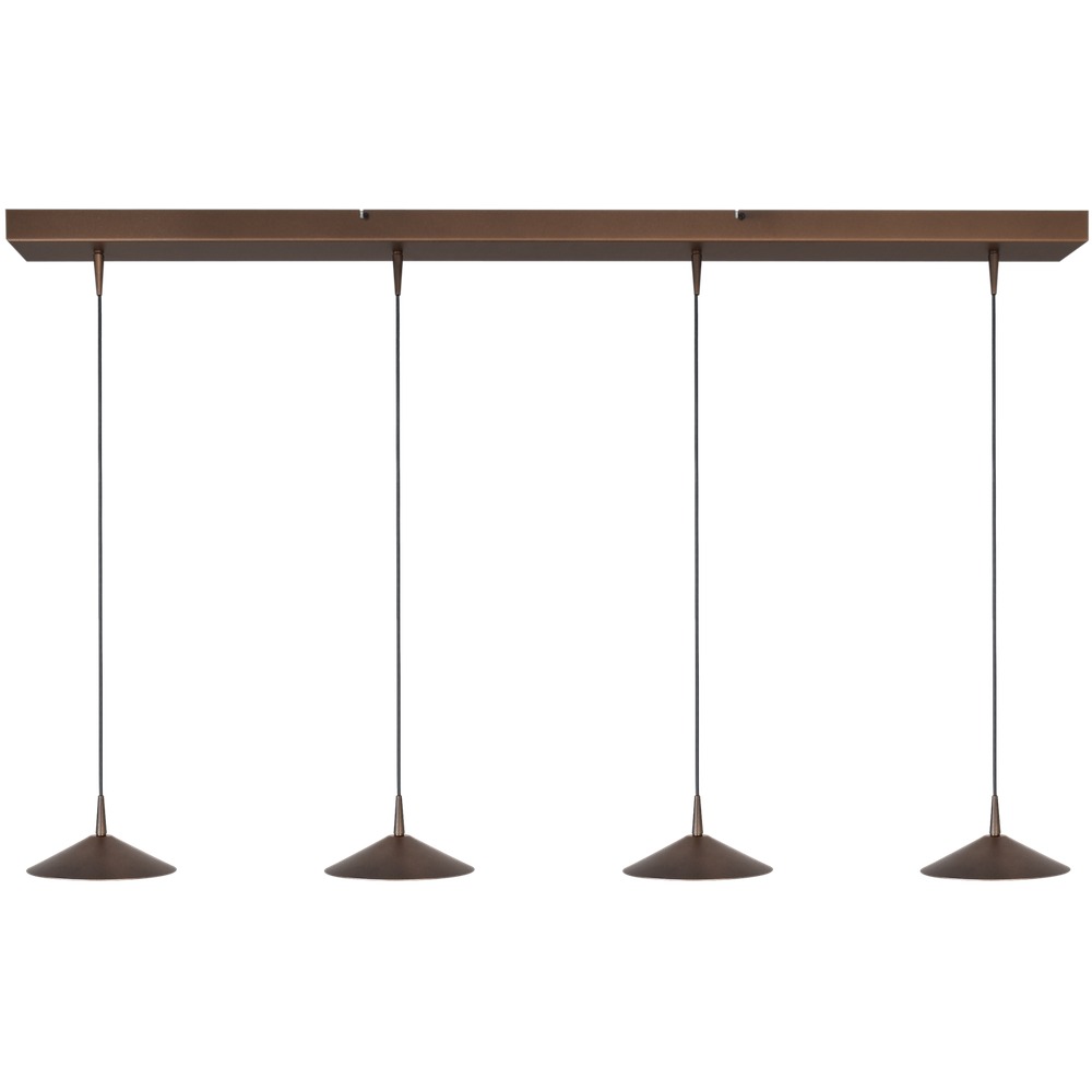 Masterlight 4-lichts hanglamp Ceppo cacao bruin Ø 18cm - 2151-15-15-130-4-18