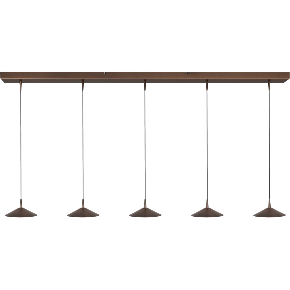 Masterlight 5-lichts hanglampCeppo cacao bruin Ø 18cm - 2151-15-15-160-5-18