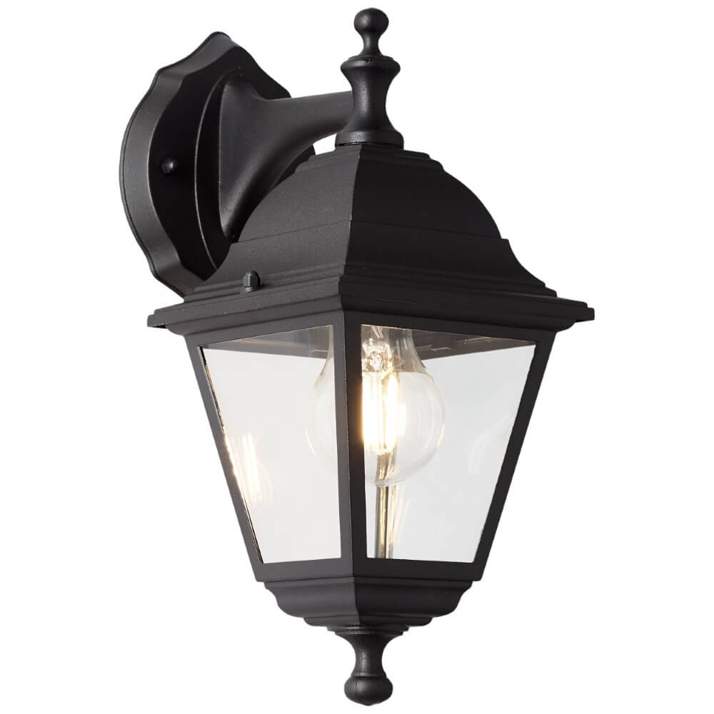 Brilliant Zwarte wandlampNissie down - 90992A06