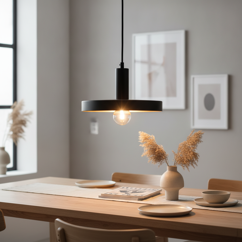 Lyora Design hanglampGarni enkel zwart - 110715