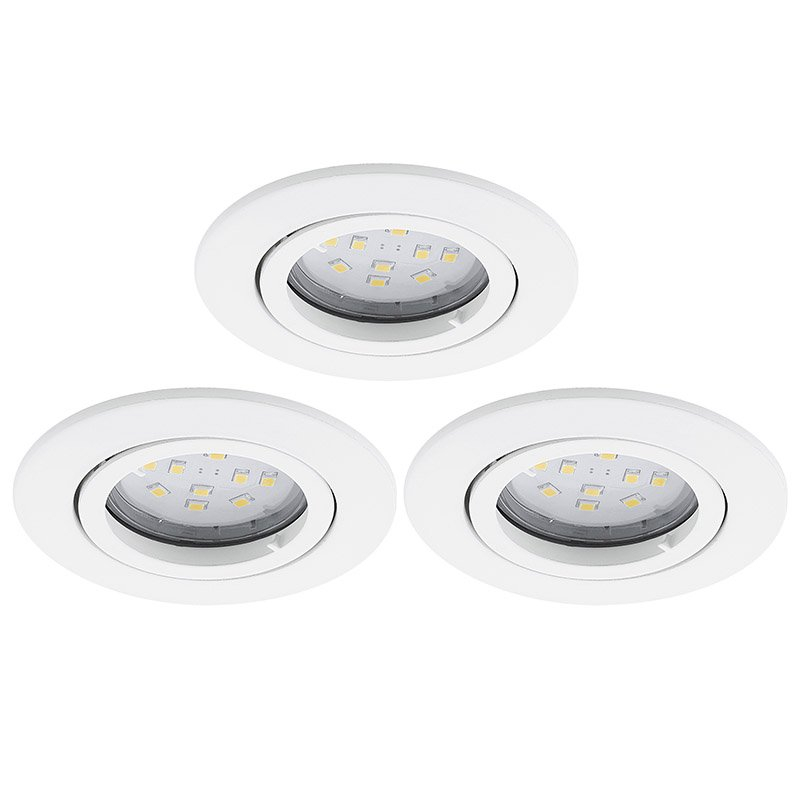 Eglo Inbouw spotTedo set van 3 wit - 31683