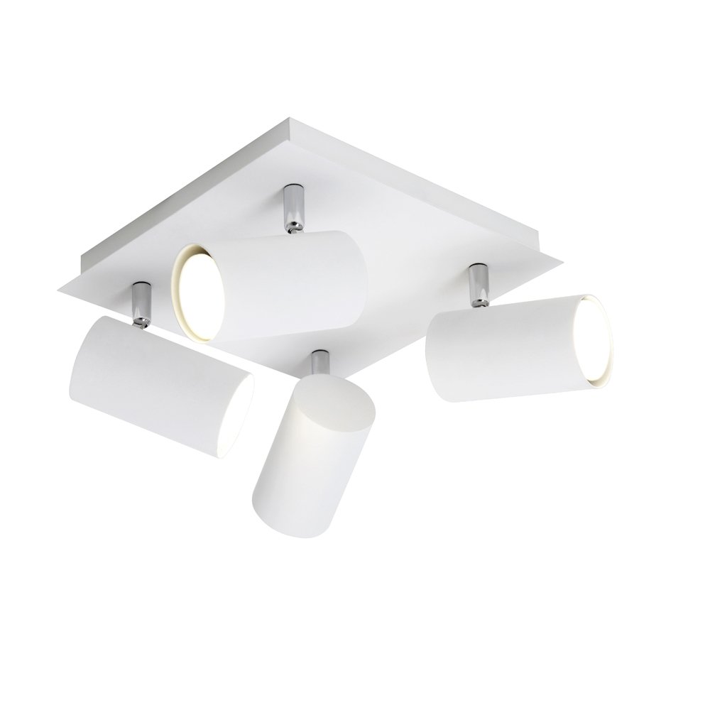 Trio Moderne plafondspotSeries 8024 4-lichts wit - 802430401