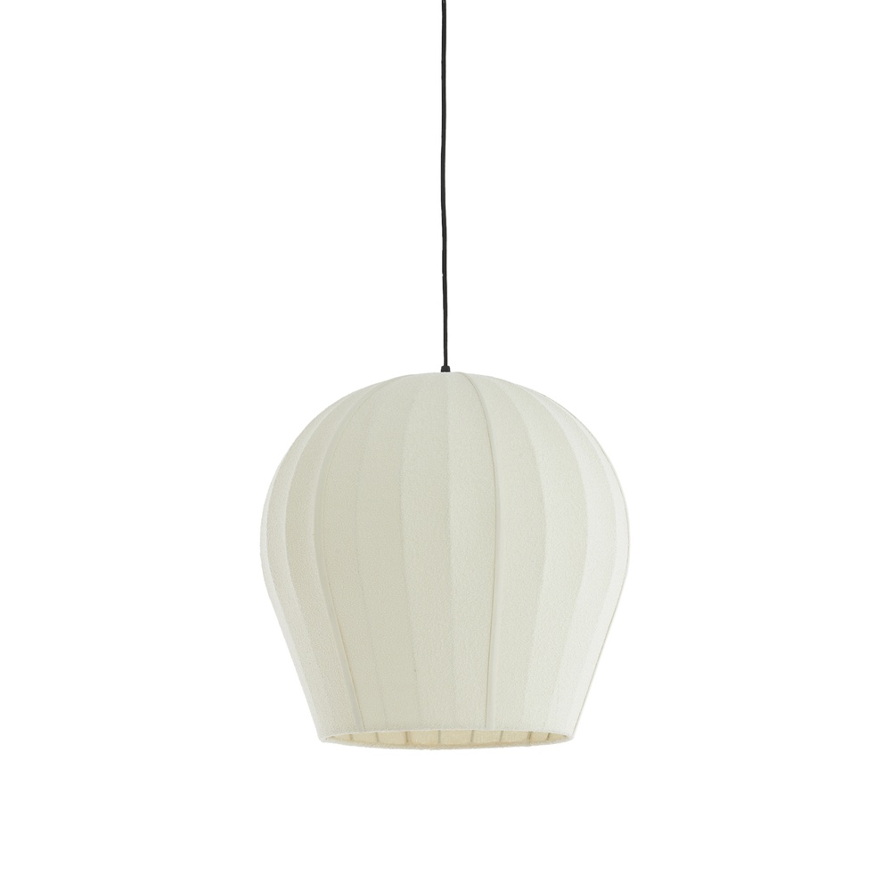 Light & Living Bouclé hanglamp Zagori Ø 44cm - crème - 2989643