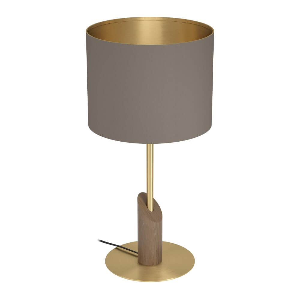 Stars of Light Tafellamp Santandria goud met bruine kap - 390337