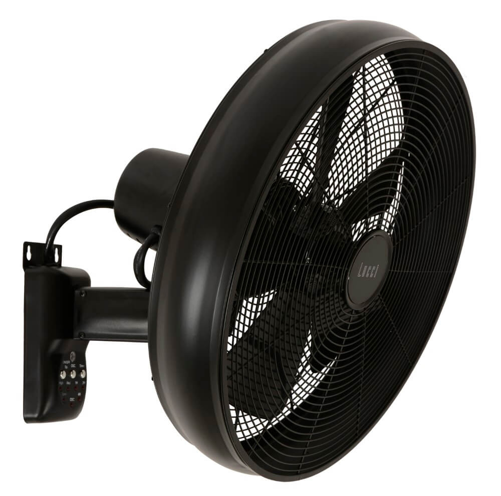 Beacon Zwarte wandventilator Breeze Wall Fan Ø 46cm - 213124EU