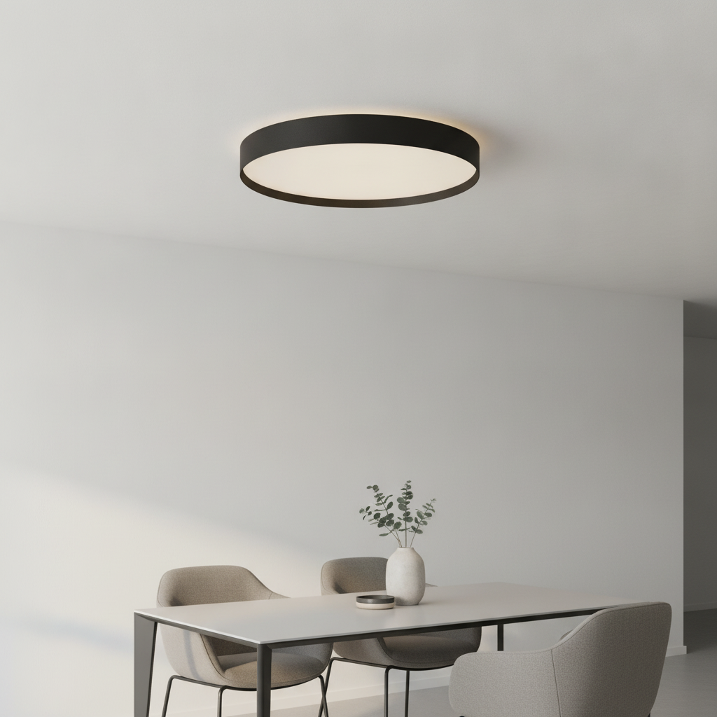 Lyora Plafonniere Roi zwart Ø 40cm - 111048