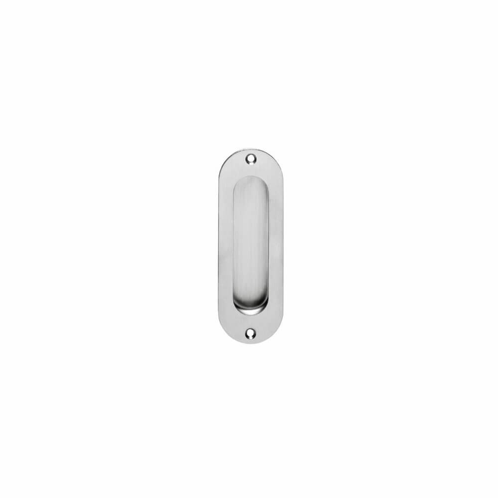 Intersteel Schuifdeurkom ovaalAlvro 12x4cm RVS schroefgat - 0035.447680