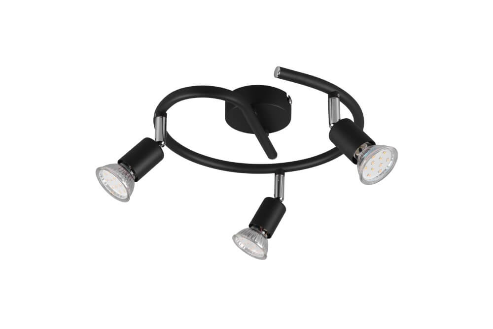 Trio SpotParis 3-lichts zwart - R80913932