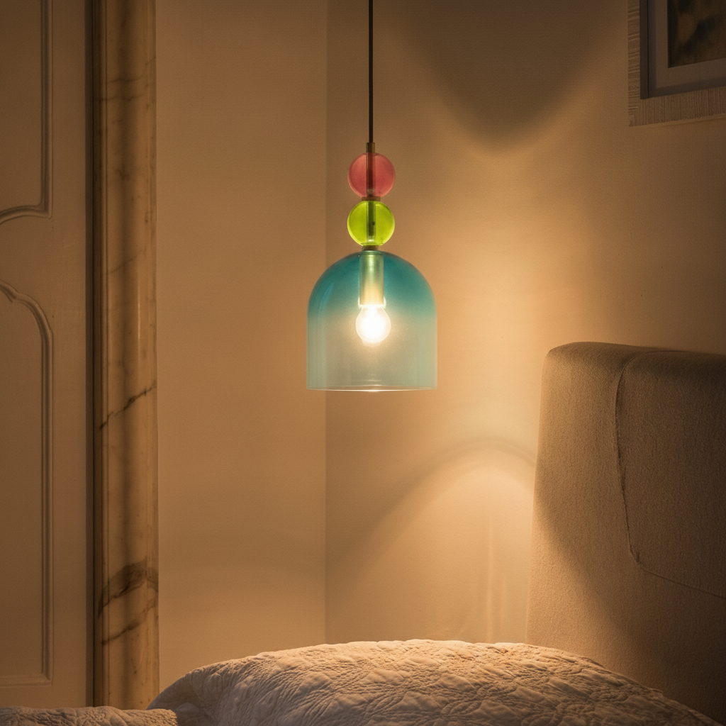 Lyora Gekleurde hanglampMurano blauw - 9009233