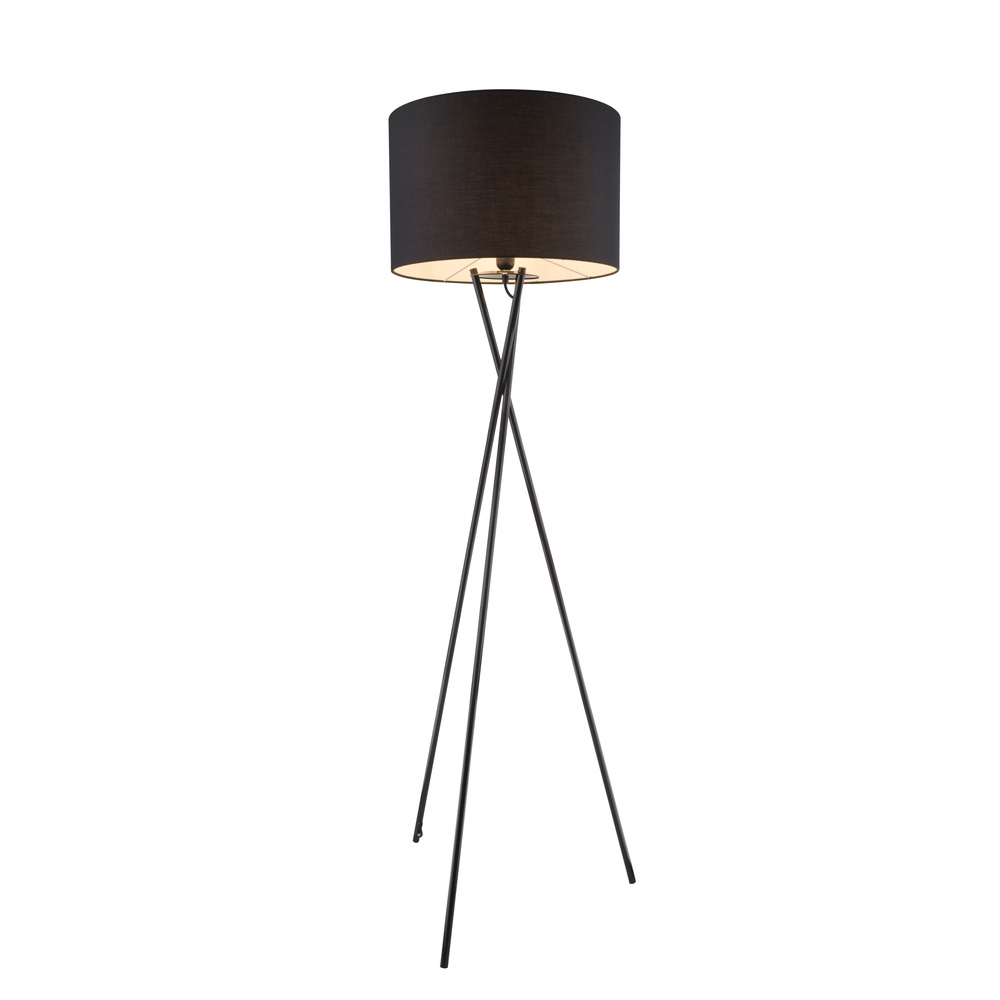 Globo Tripod vloerlampGustav zwart - 24686