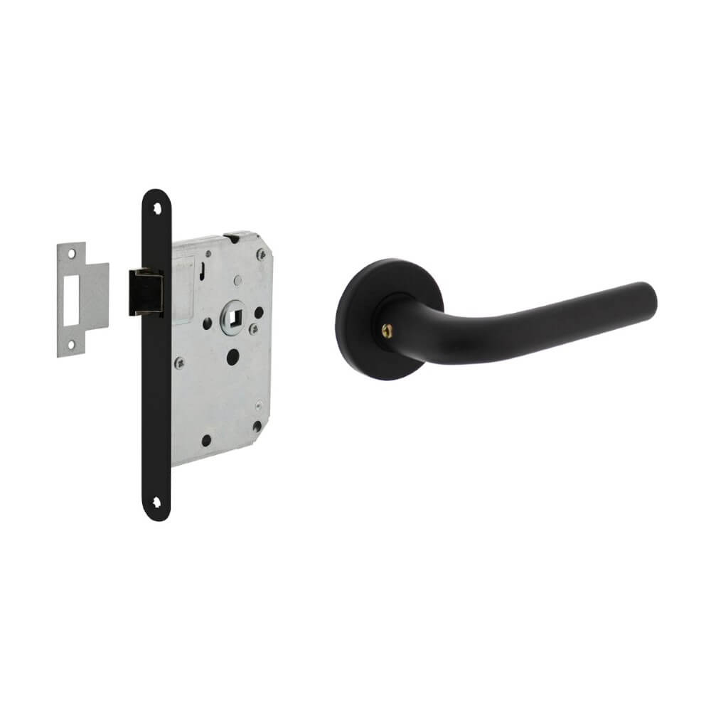 Intersteel Compleet deurklinksetEucla zwart - 0023.210015