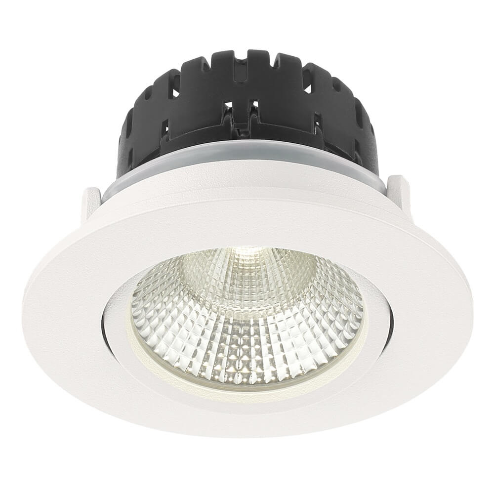 Artdelight Ronde inbouwspot Austin wit - DL 24075 WI