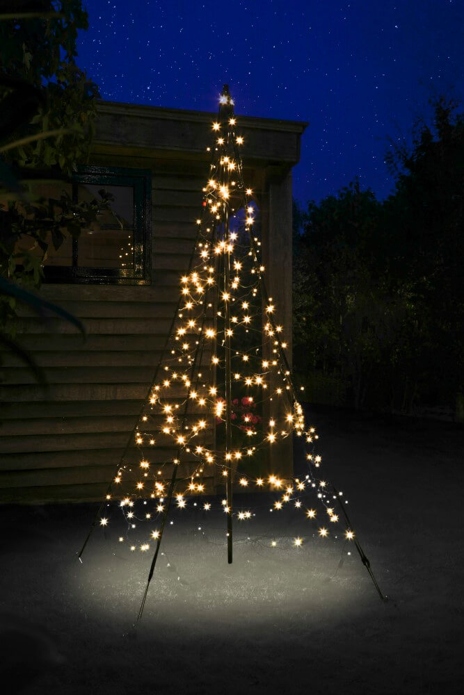 Fairybell 2 meter - 300 Led - Warm White - Incl. Pole - FA020300W