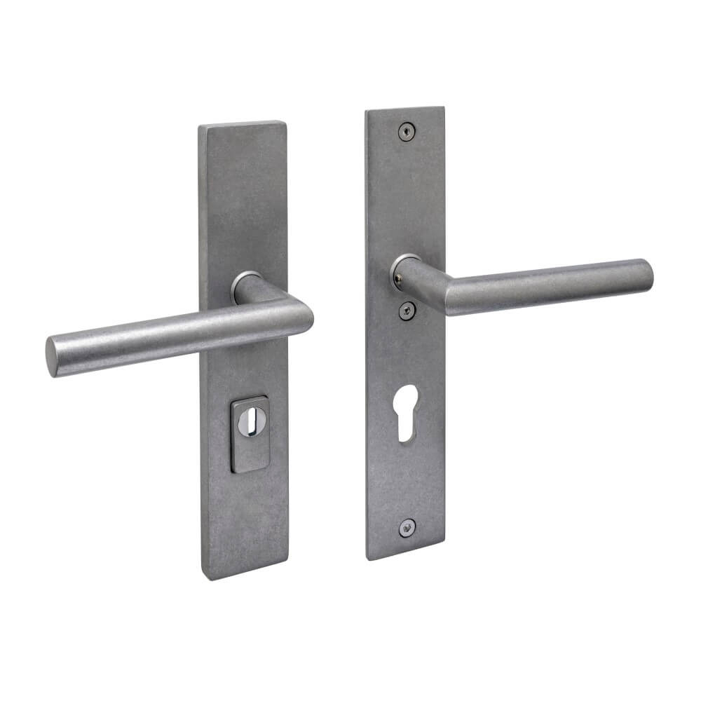 Intersteel Achterdeurbeslag rechtAurano PC 72mm RVS getrommeld - 0034.396436