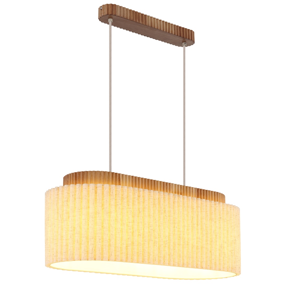 Globo Unieke hanglamp Jannie bruin - 15991H