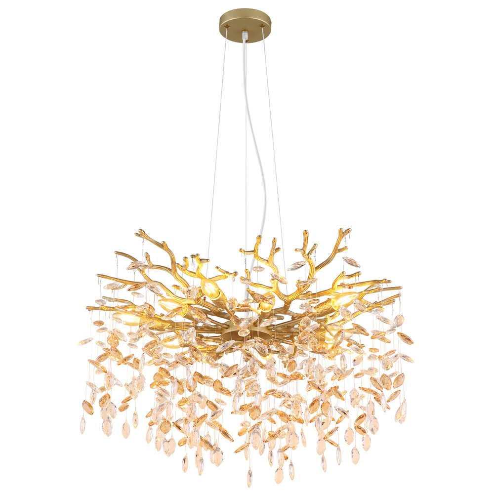 Globo Hanglamp Queena goud Ø 80cm - 64138H2G