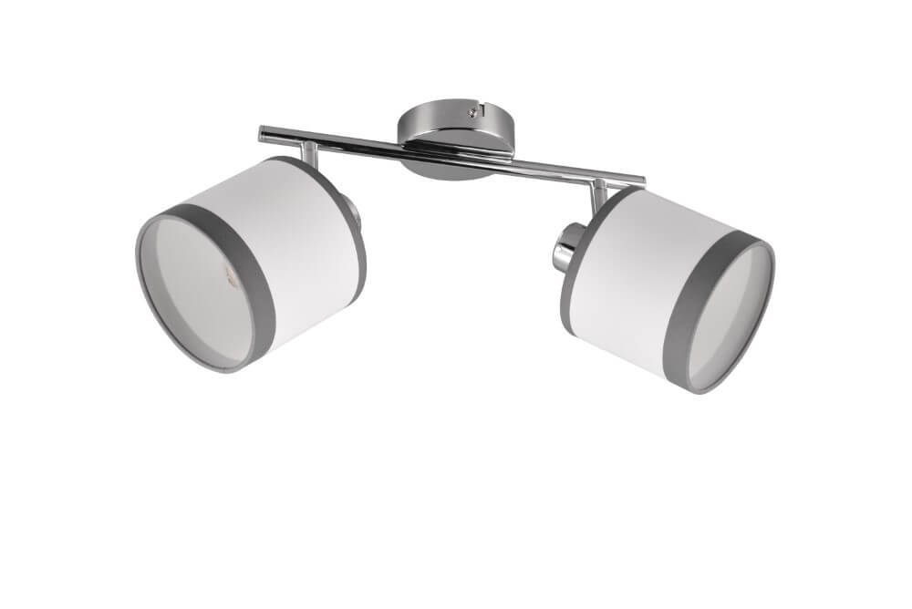 Trio PlafondlampDavos wit 2-lichts - R81552006