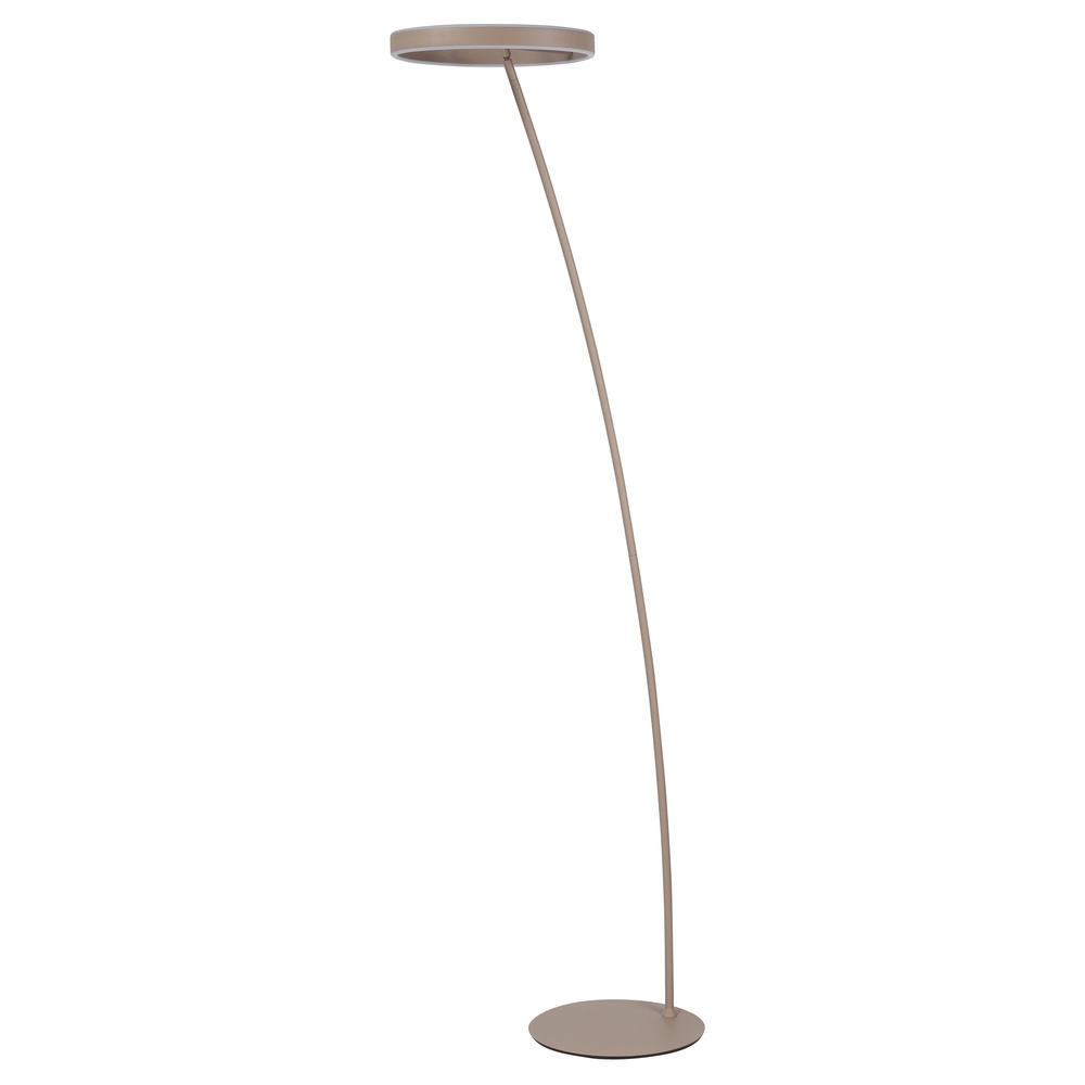 Highlight Strakke vloerlampEmma zand bruin - V2306.03