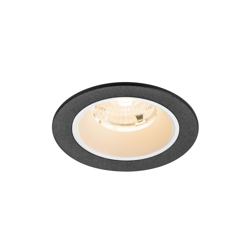 SLV InbouwspotNuminos S zwart/wit 2700K - 55gr - 1009440
