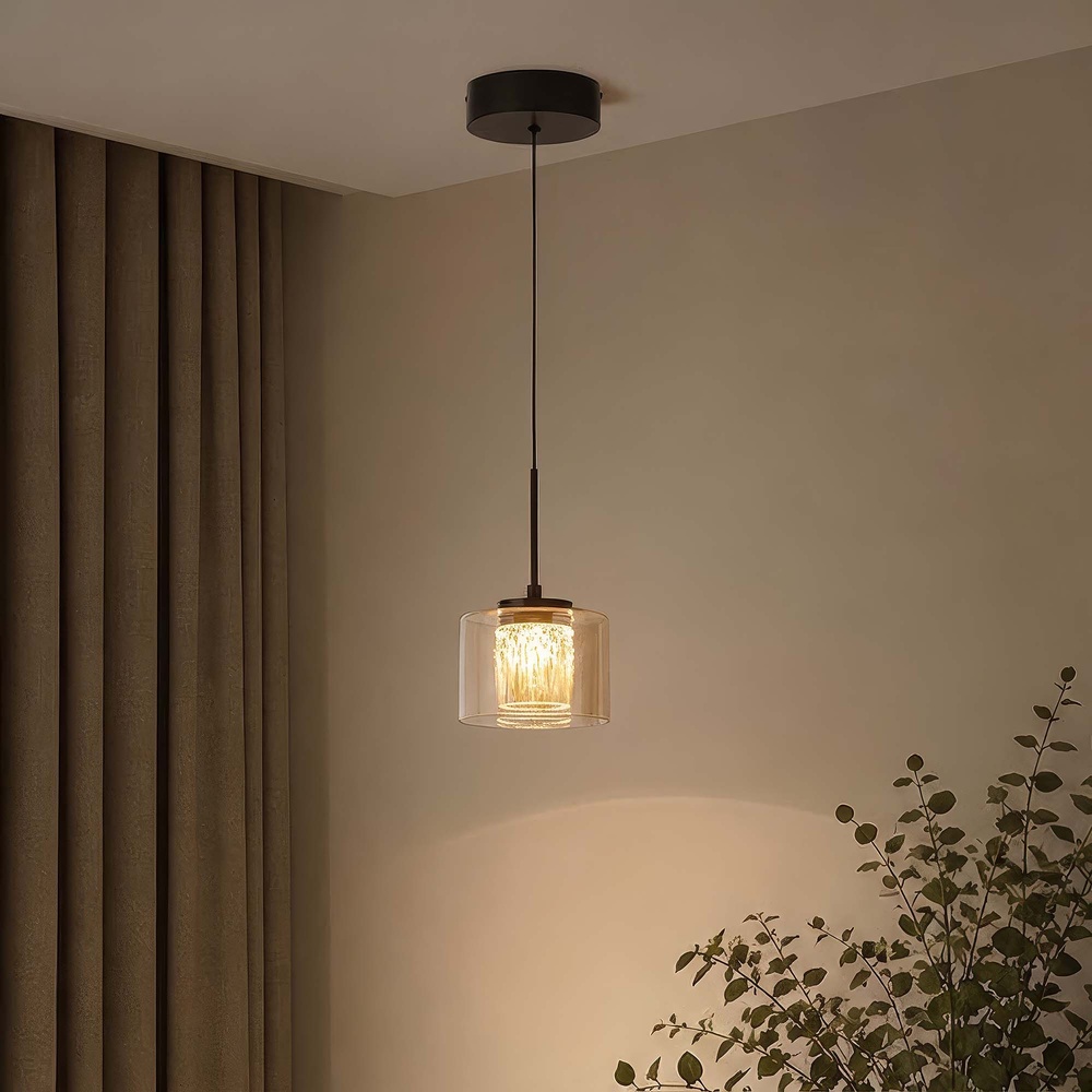 Design hanglamp Tumblers enkel brons Searchlight 5,05342E+12