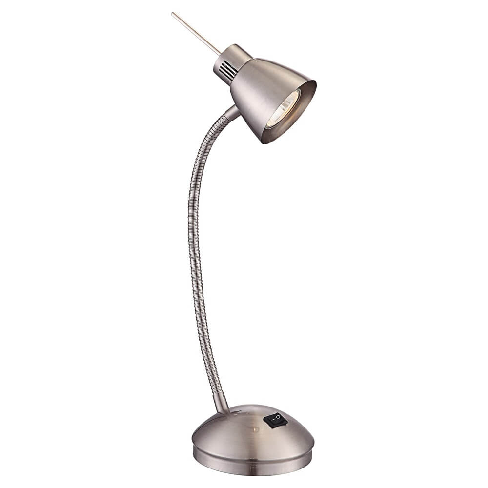 Globo Klassieke bureaulamp Nuova nikkel - 2474L