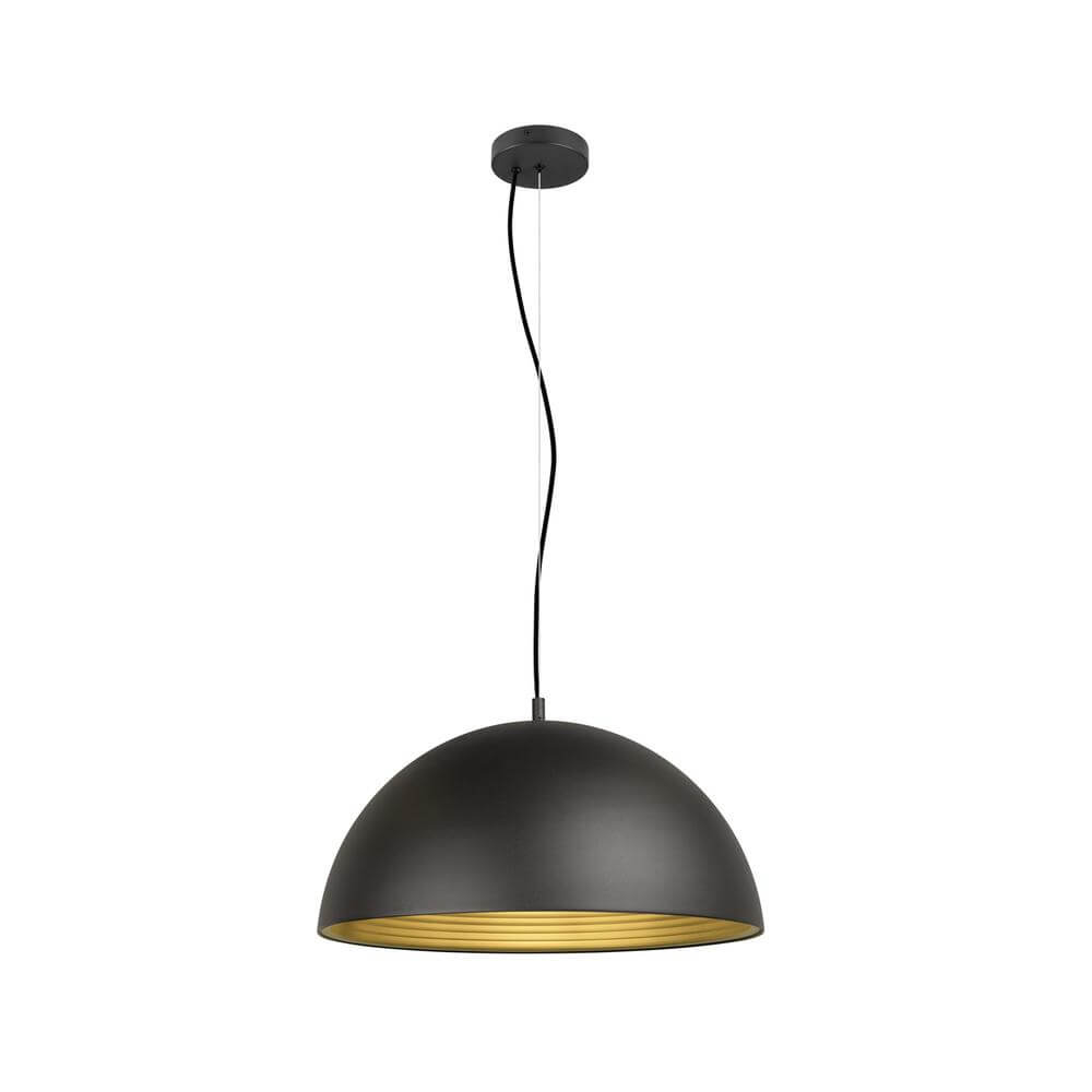 SLV Design hanglampForchini M 50 zwart met goud Ø 50cm - 1008537