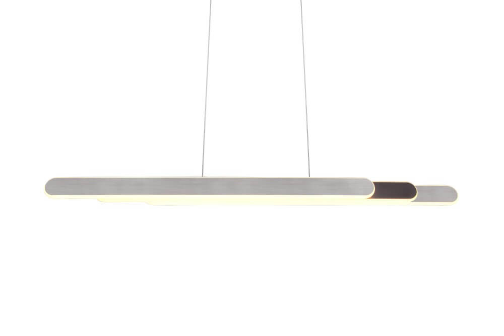 Trio Hanglamp Helios 130cm grijs - 343310305