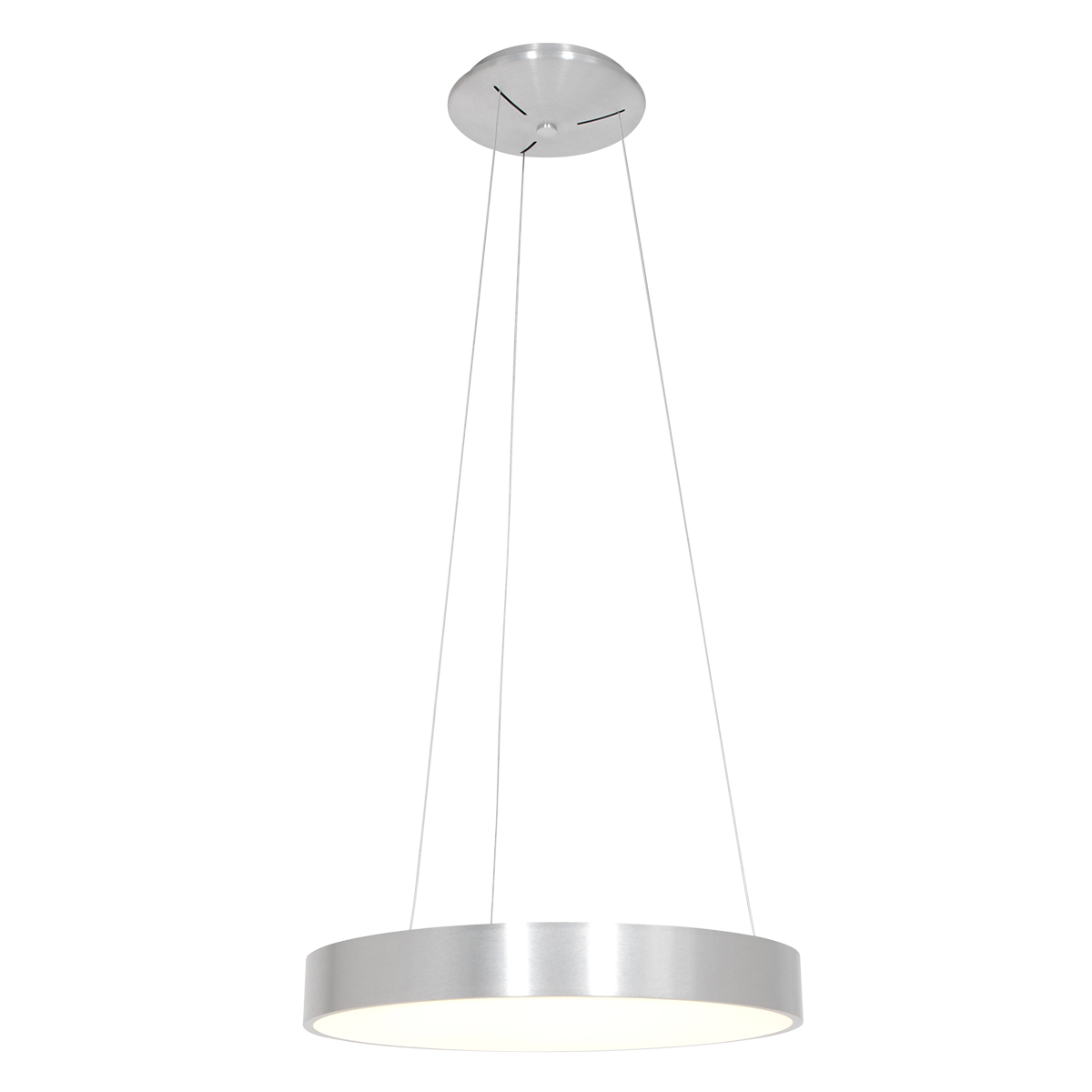 Steinhauer Led hanglampRinglede Ø 48cm metaalgrijs - 2695ZI
