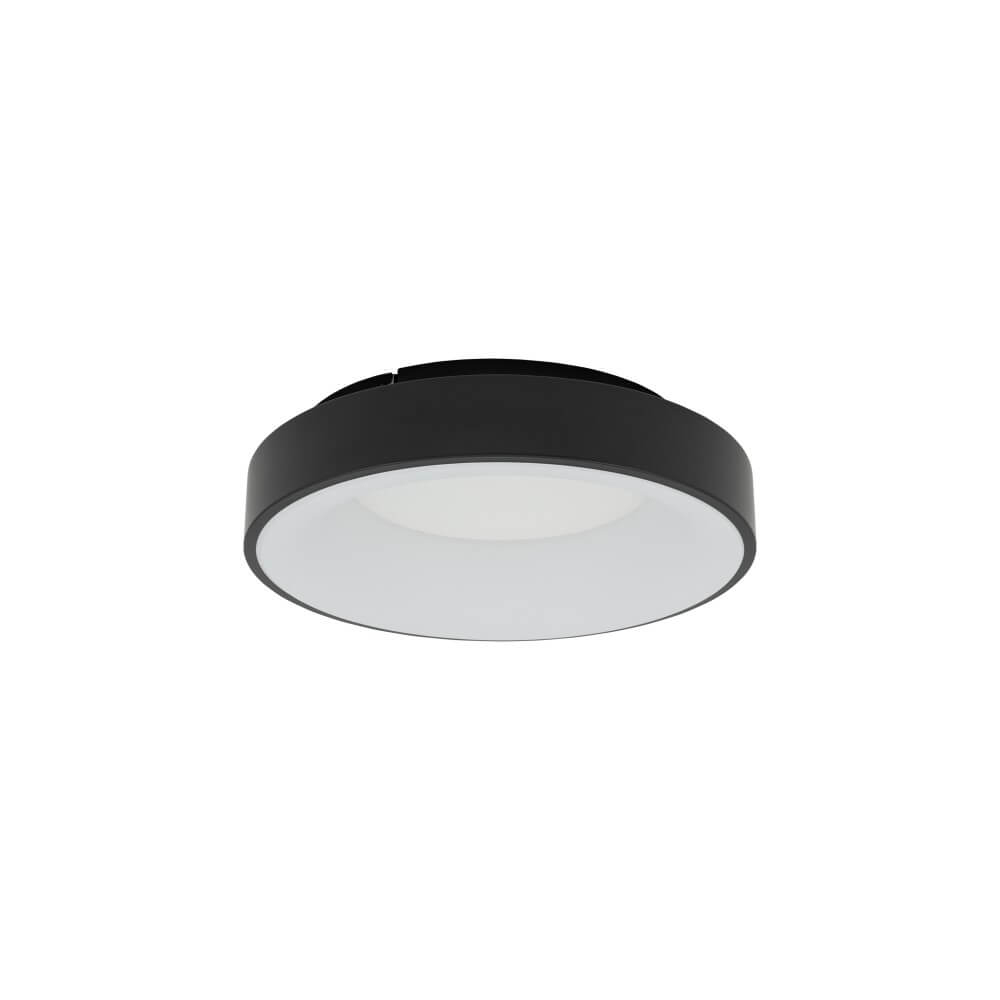 Lyora Ronde plafondlampNikki Round zwart Ø 38cm - 11206