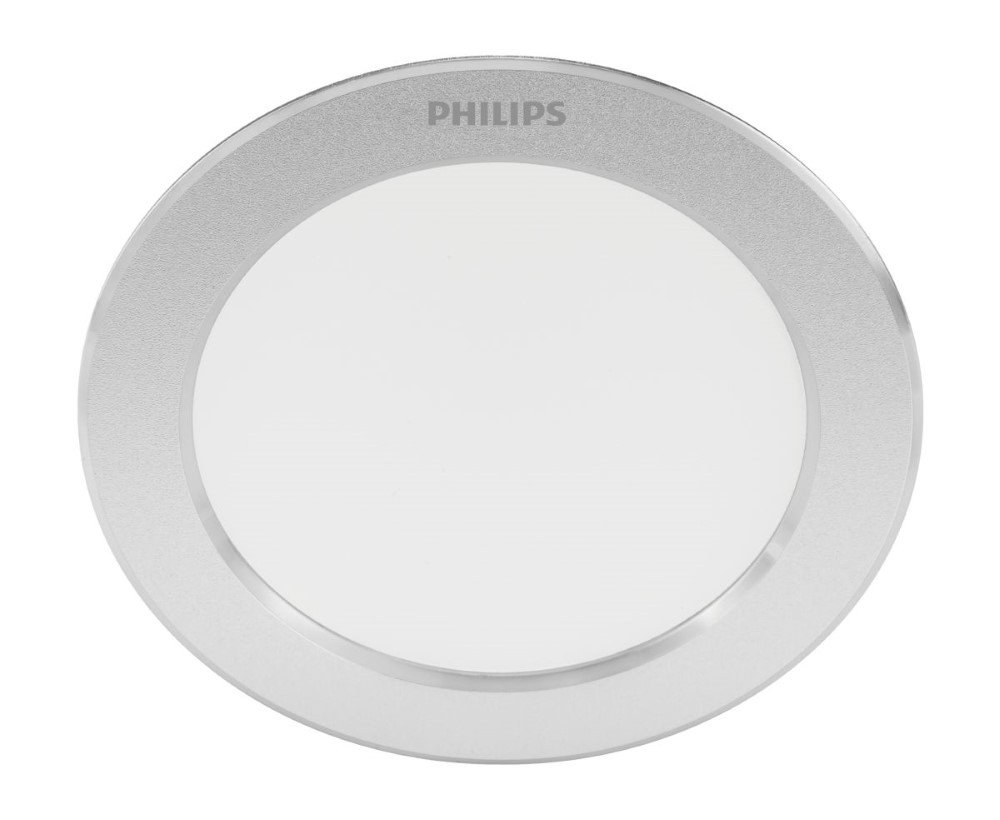 Philips Led inbouwspot Diamond Ø 9,5cm metaalgrijs - 77805700
