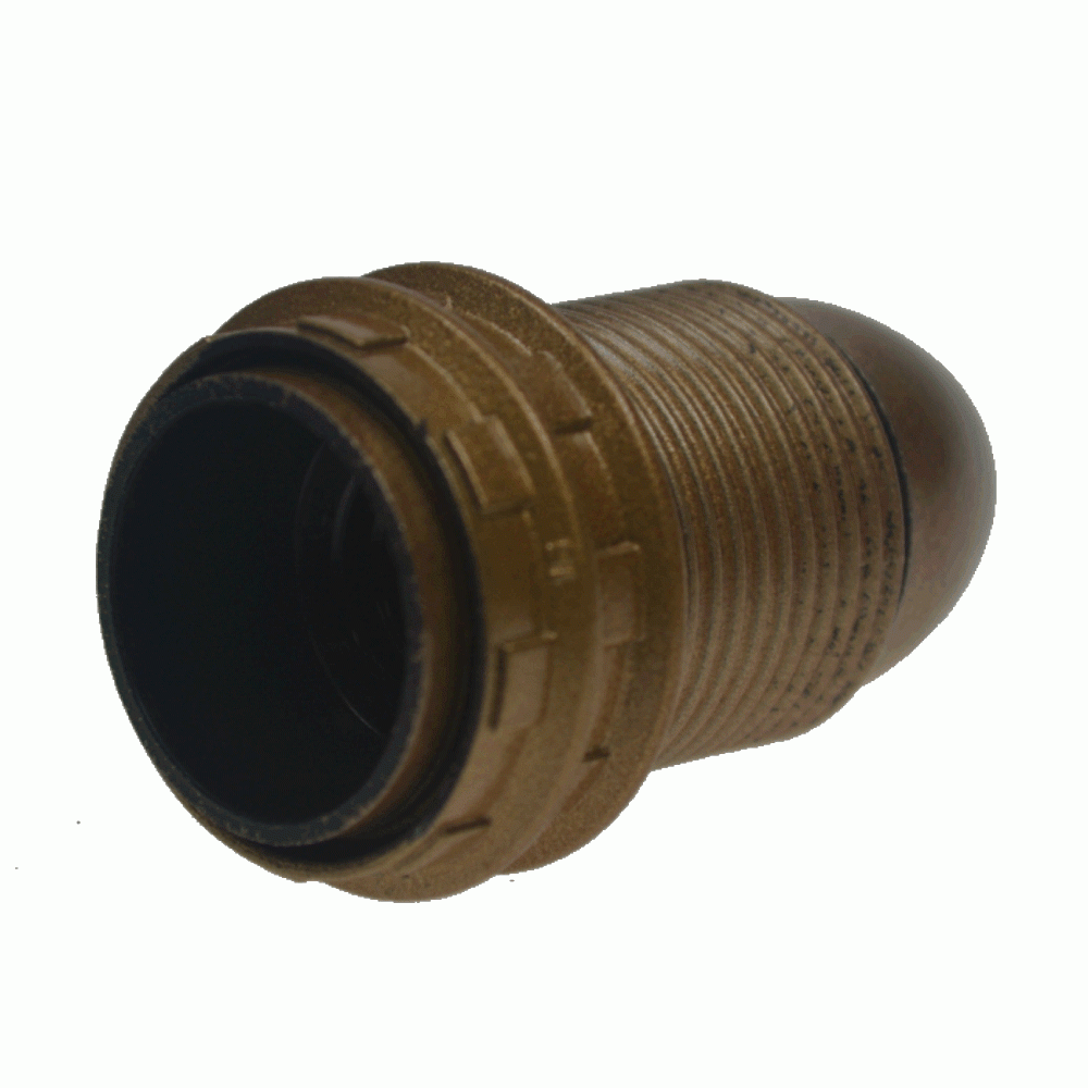 Fitting E14 - Base goud met 2 ringen Vtac 8717692021658