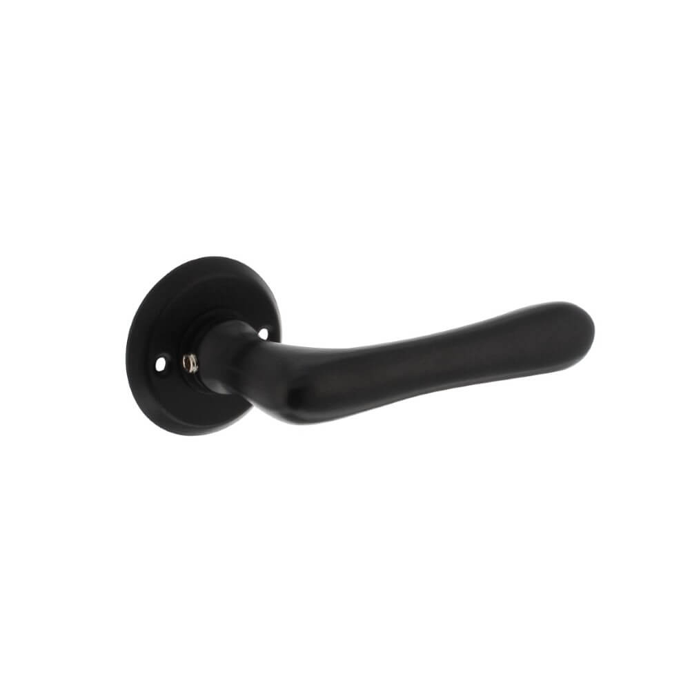 Intersteel DeurklinkTrento rond rozet zwart - 0023.044502