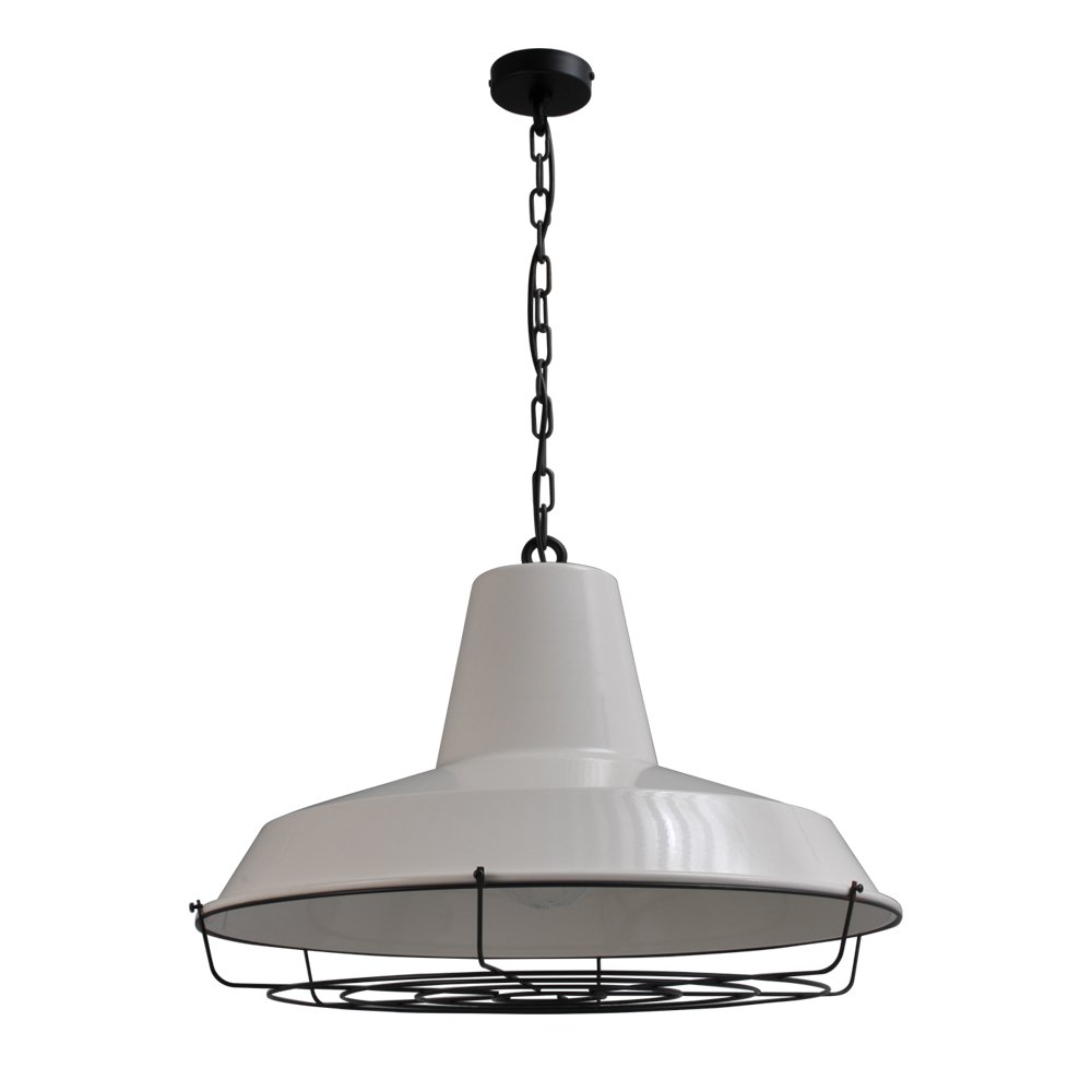 Masterlight Retro hanglamp Prato XXL Industria 67 Grid wit met zwart - 2015-06-06-K-C