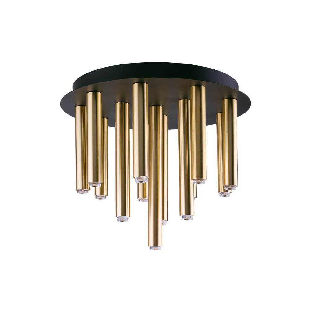 Lyora Zwart gouden plafondlampStalactite - 9054