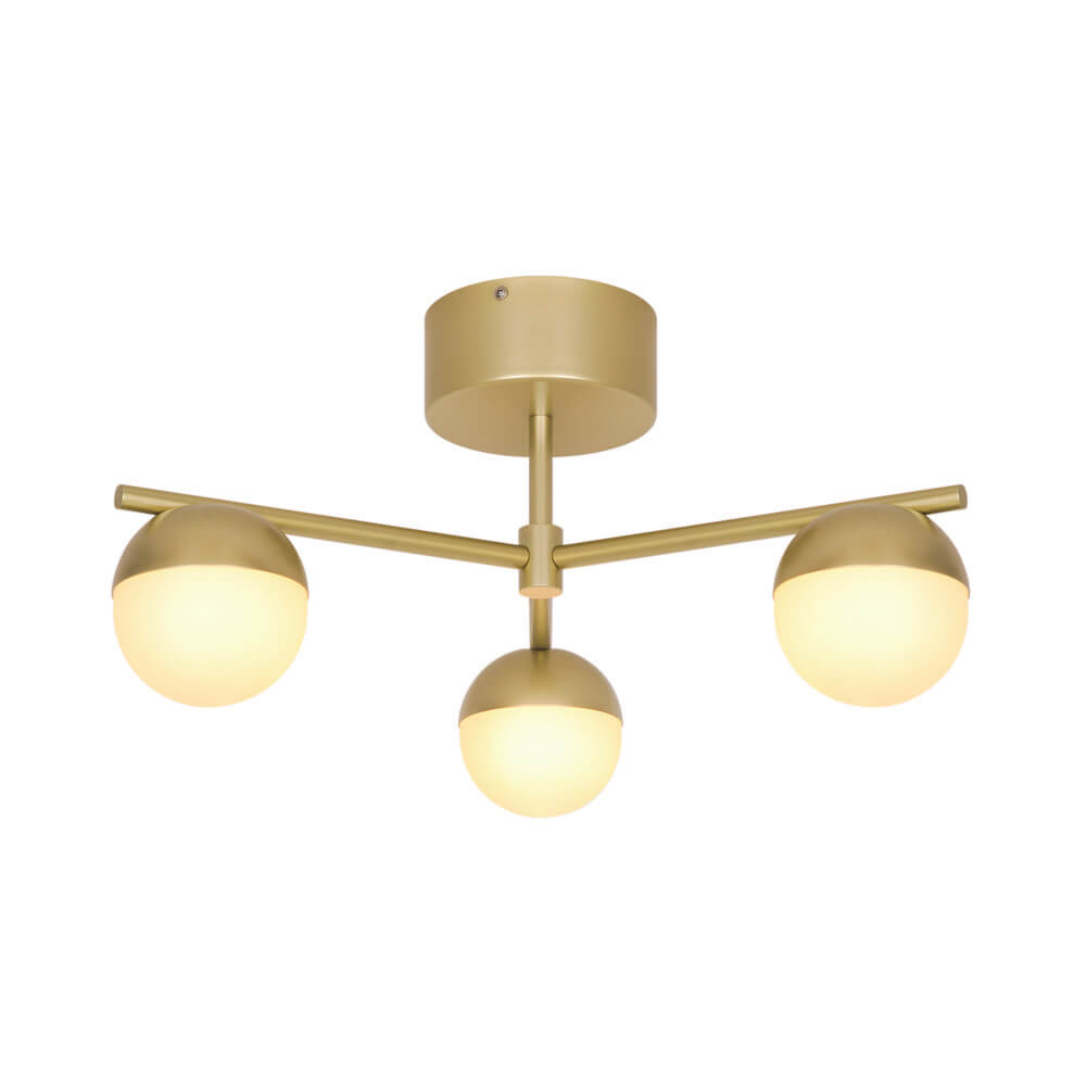 Nordlux Messing plafondlampContina design 3-lichts - 2512096035